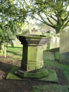 Charles Lutwidge Dodgson was baptised in this stone font.