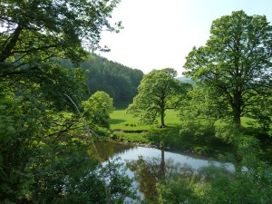 The River Hodder at Whitewell.