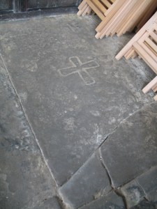 The grave reputed to be the burial place of St Margaret.