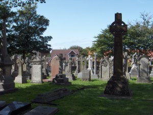 lifeboat memorial and Charles Macara's grave